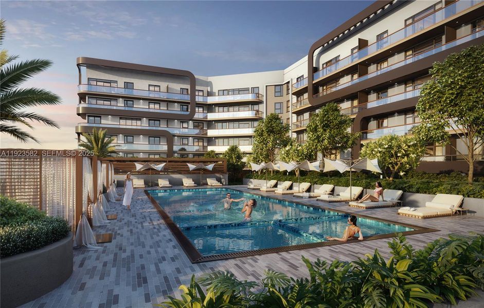 Condo located in Hallandale Beach, FL showcasing its design and architecture (Image 4).