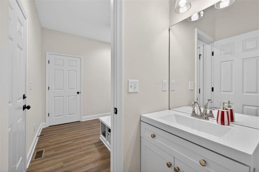 Furnished interior view inside a new home in , Monroe (Image 16).