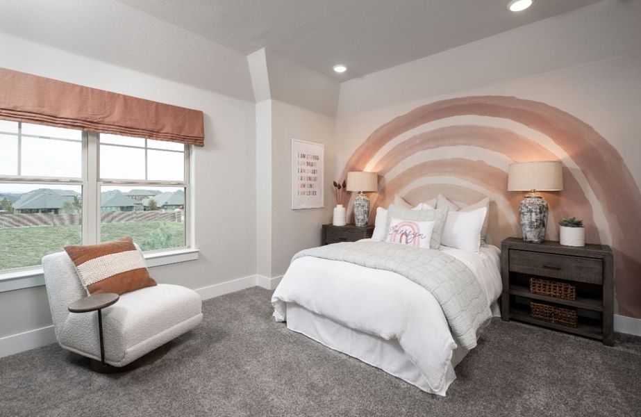 Furnished interior view inside a new home in Discovery Collection at Union Park, Little Elm (Image 7).