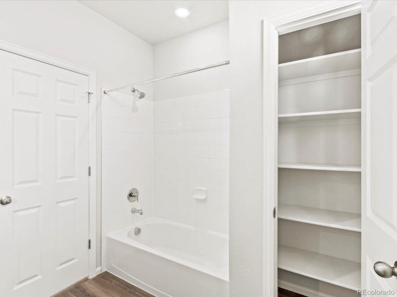 Furnished interior view inside a new home in Poudre Heights: The Alpine Collection, Windsor (Image 11).