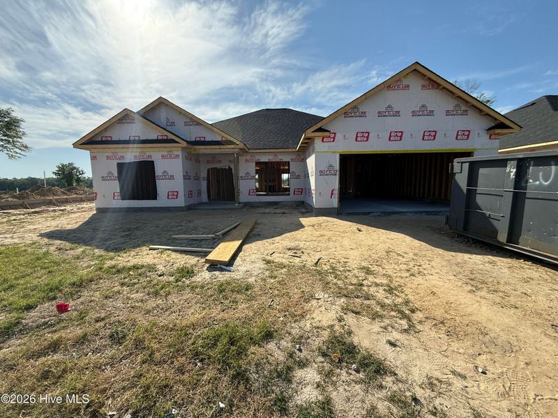 In-progress construction of a new home in Wood Creek Landing, Leland, NC (Image 6).