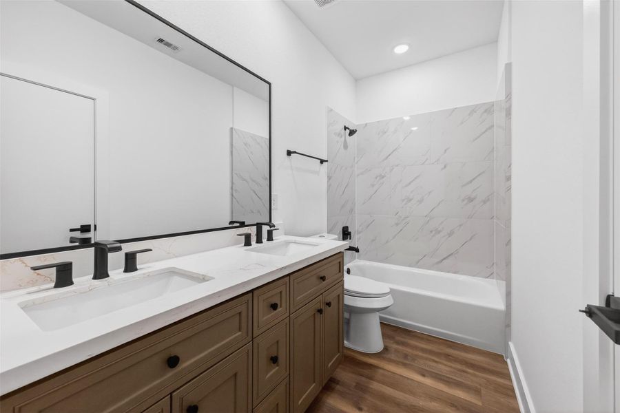 Furnished interior view inside a new home in , Houston (Image 25).