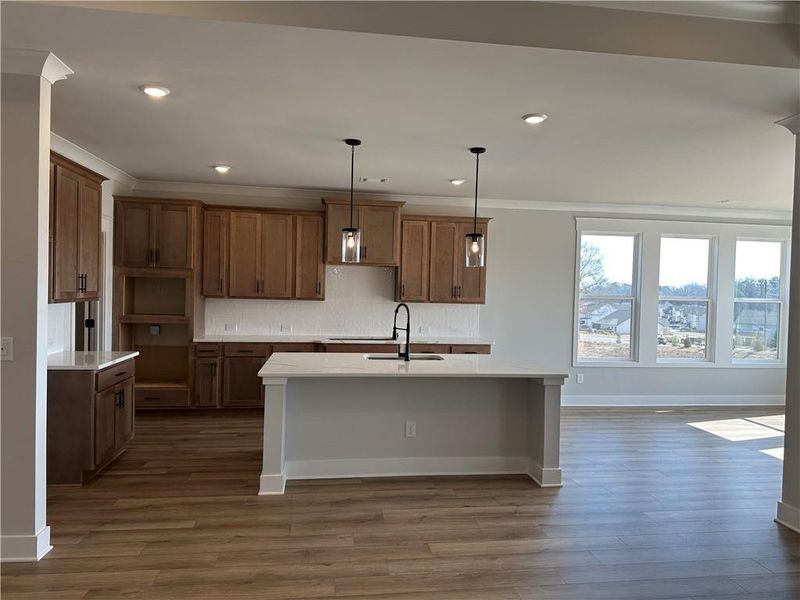 Furnished interior view inside a new home in Rosewood Lake Preserve, Hoschton (Image 6).