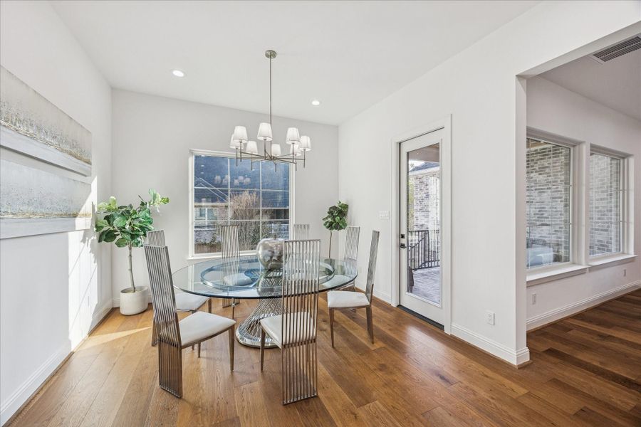 Furnished interior view inside a new home in , Houston (Image 18).