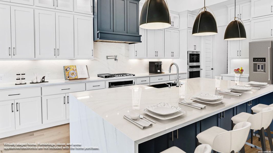 Furnished interior view inside a new home in Thornebrook, Bulverde (Image 13).