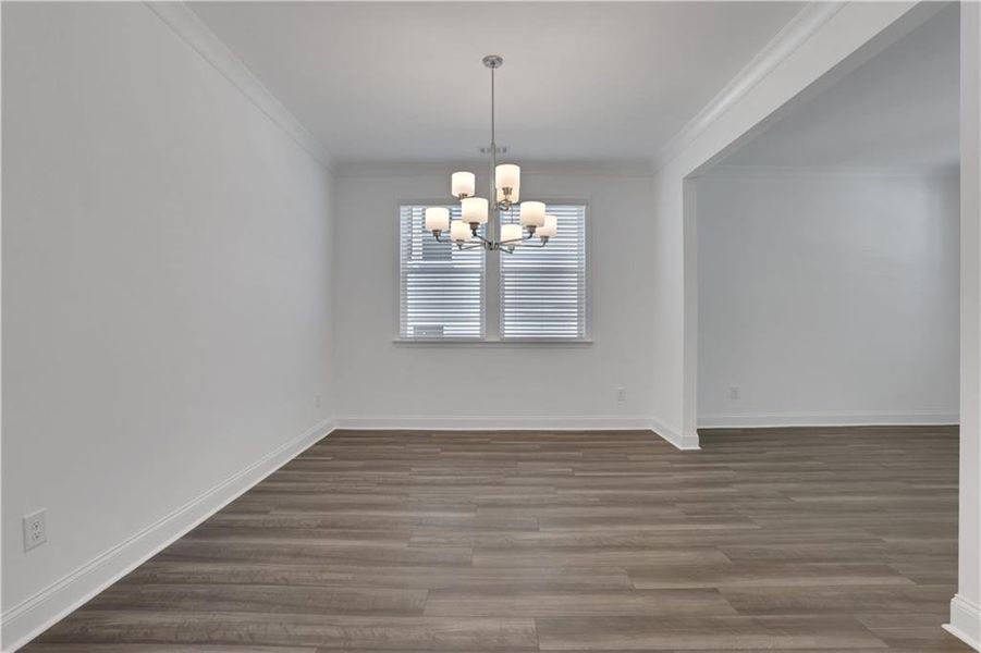 Spacious, unfurnished interior of a new home in Bailey Fence, Dacula (Image 40).