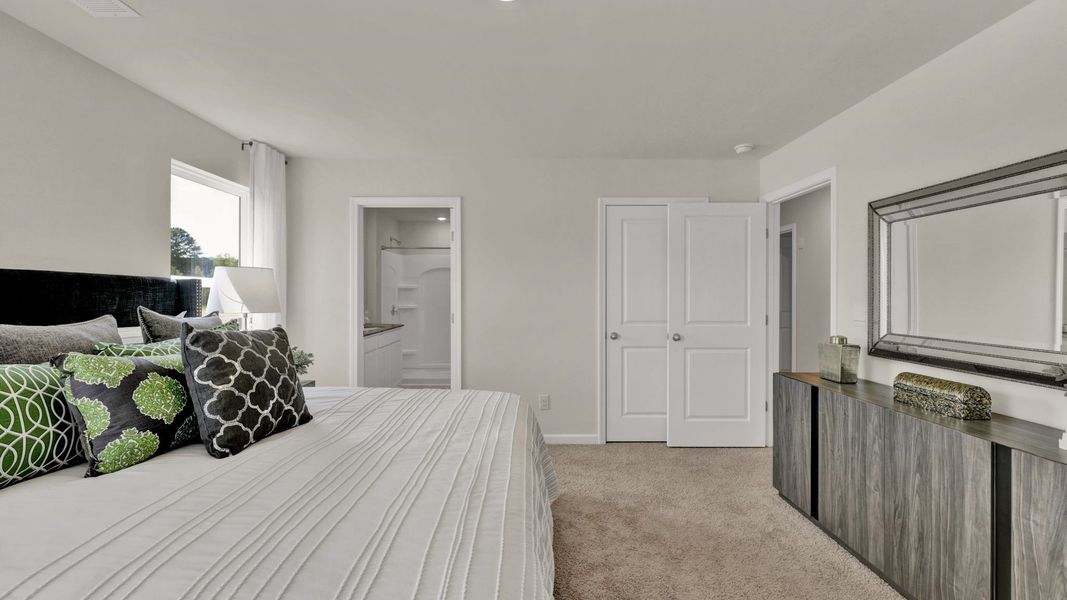 Furnished interior view inside a new home in Fox Hollow, Dalton (Image 34).