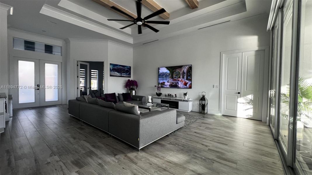 Furnished interior view inside a new home in , Marco Island (Image 17).