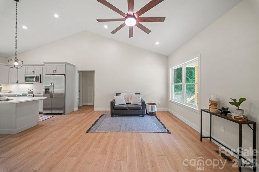 Furnished interior view inside a new home in , Waynesville (Image 6).