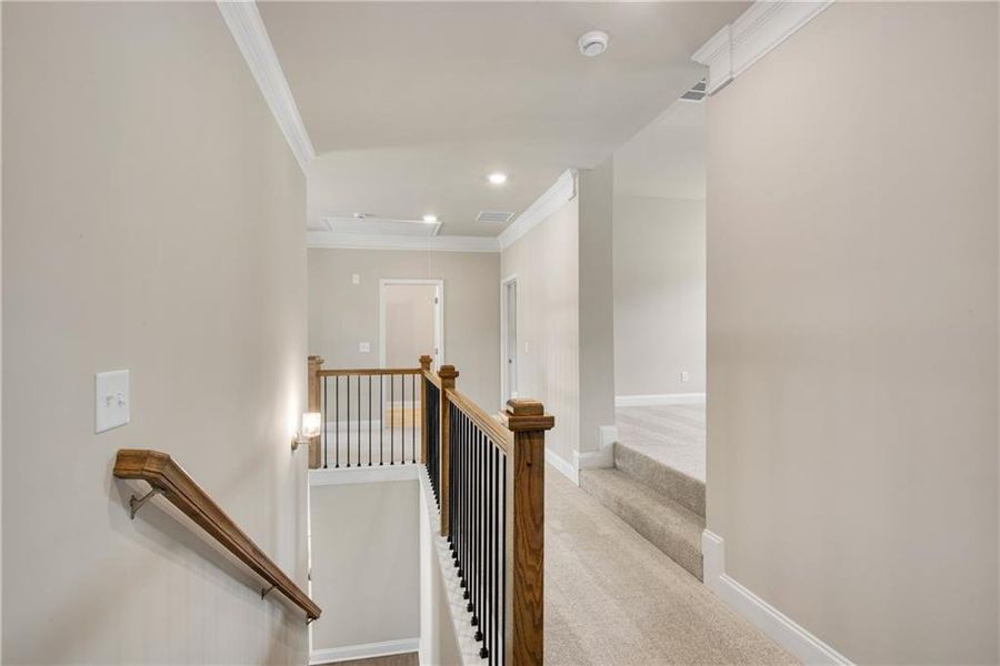 Spacious, unfurnished interior of a new home in Hidden Fields, Hoschton (Image 43).