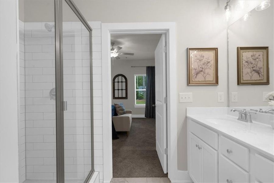 Furnished interior view inside a new home in , Dawsonville (Image 31).