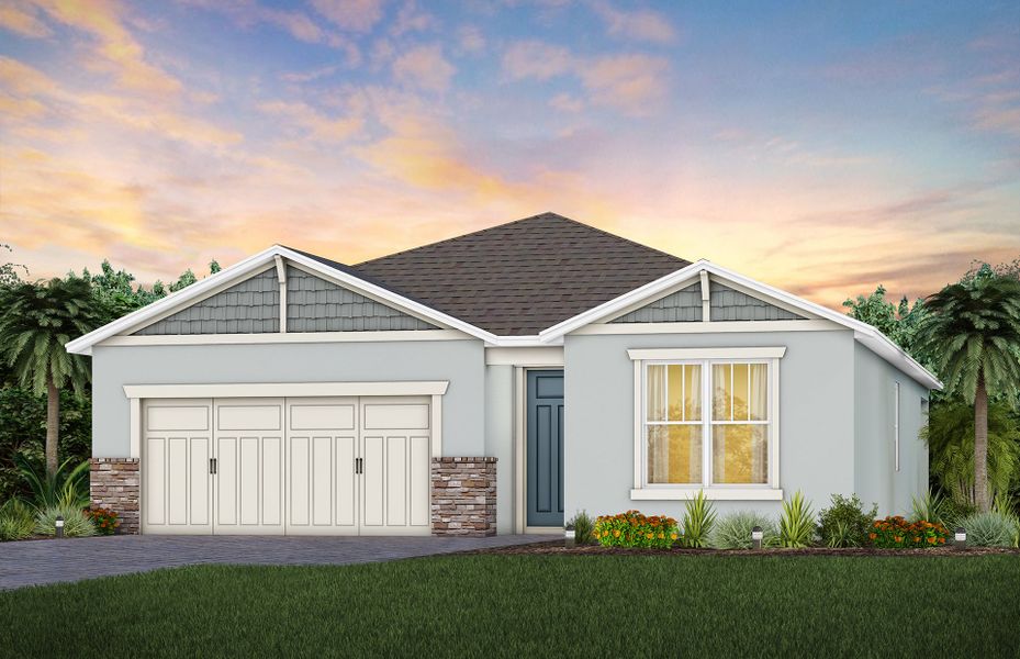 Cedar Exterior C1 with Stone Cedar Exterior C1 with Stone