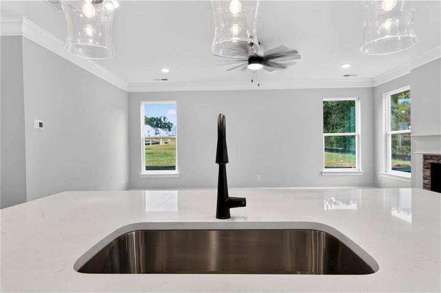 Close-up of interior finishes inside a home in Villas at Dawsonville, Dawsonville (Image 18).
