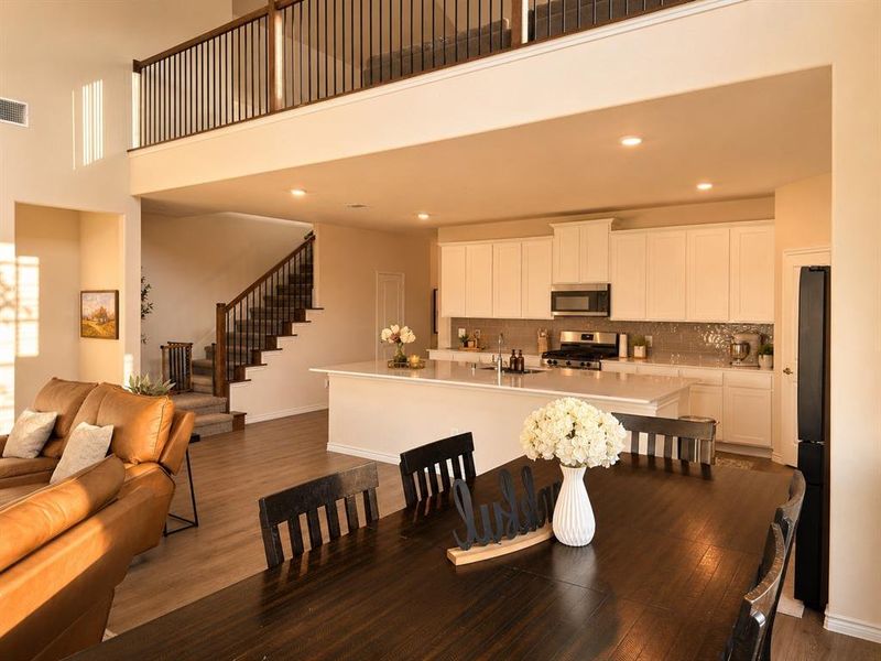 Furnished interior view inside a new home in The Woods at Lindsey Place, Anna (Image 5).