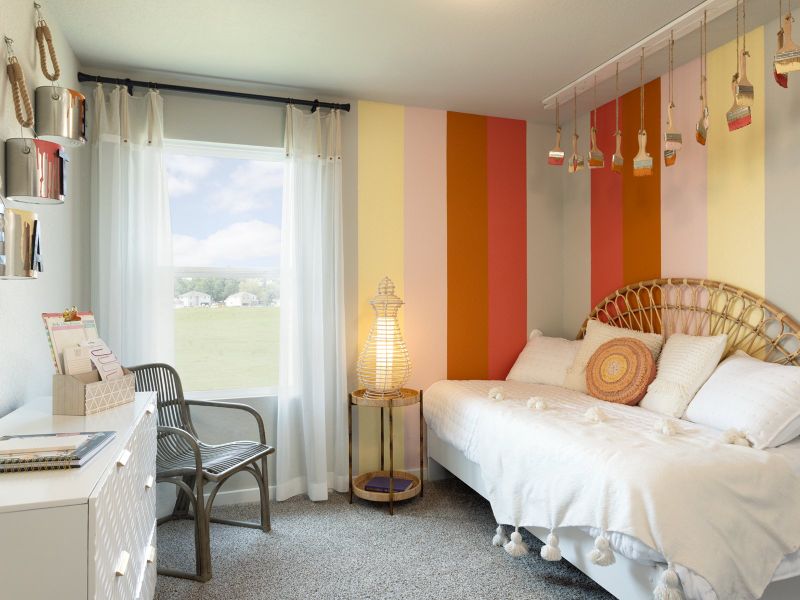 Furnished interior view inside a new home in Sundance Cove - Classic Series, Crosby (Image 11).