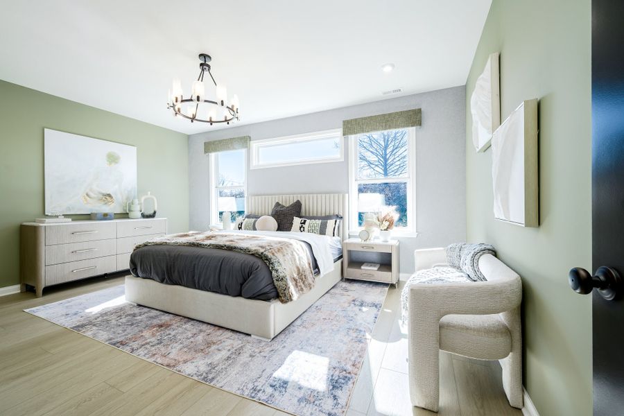 Representative furnished interior of a home built from the Magnolia by Fischer Homes in Vista Hills, Louisville (Image 22).