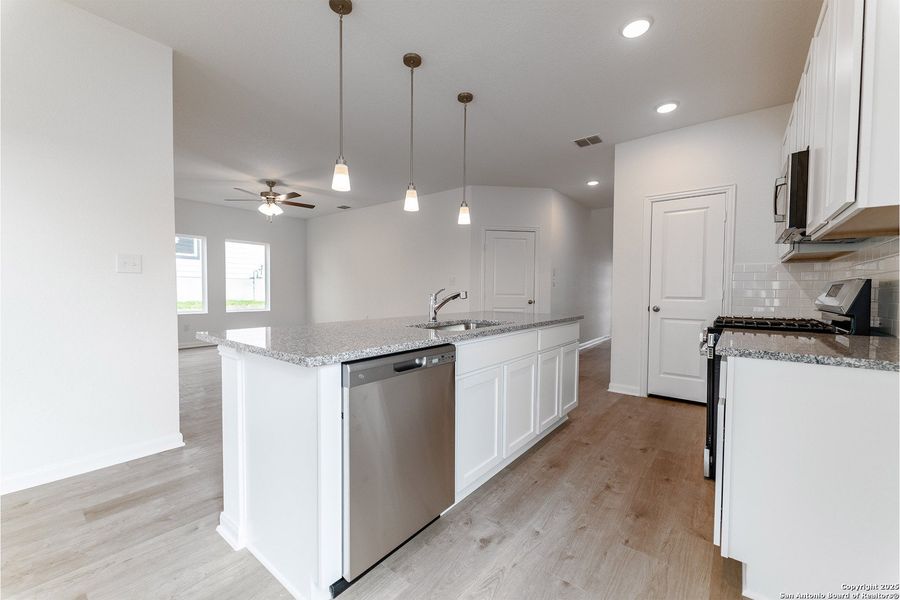 Furnished interior view inside a new home in Willow View, Converse (Image 5).