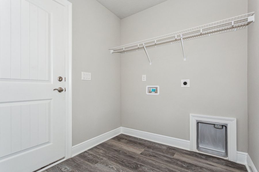 Representative unfurnished interior of a home built from the The Sapphire by Herbst Homes in Prosperity Point, Milton (Image 97).