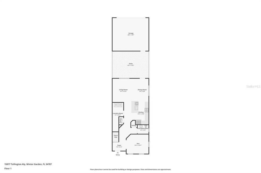 2D floor plan layout of this home in , Winter Garden, FL (Image 5).