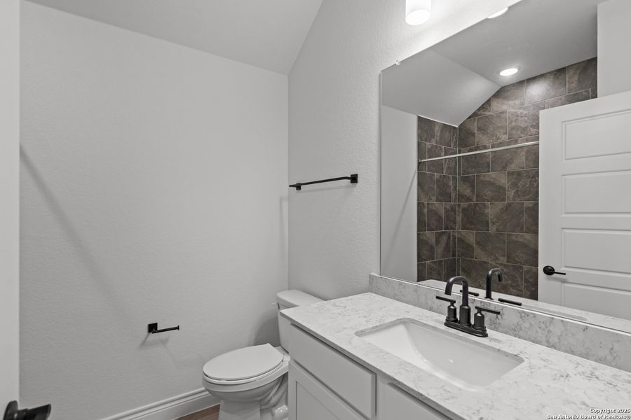 Furnished interior view inside a new home in Bison Ridge, San Antonio (Image 6).