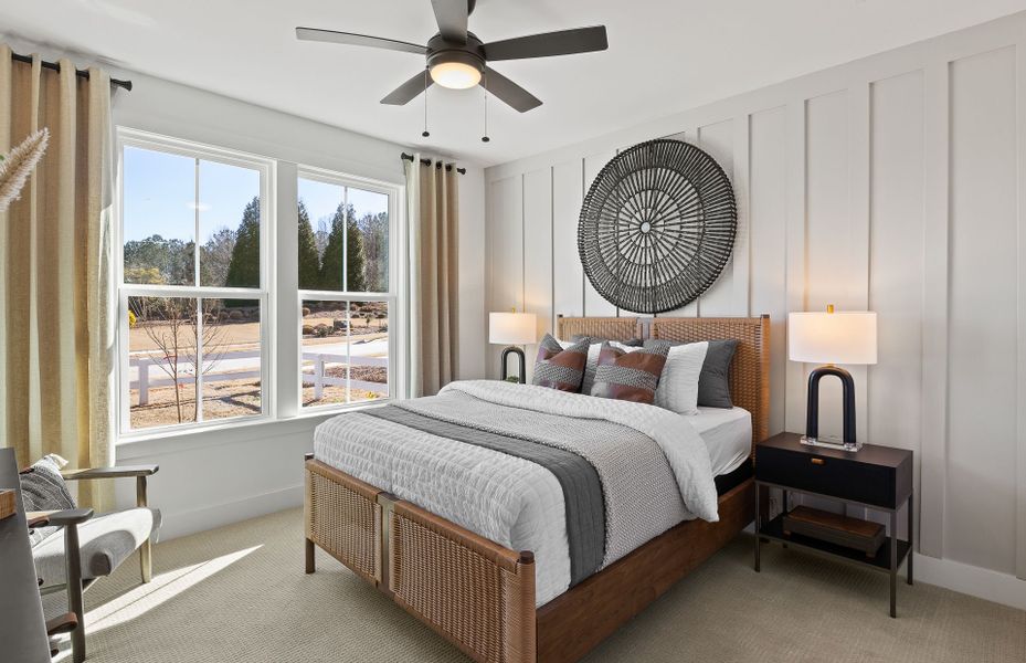 Furnished interior view inside a new home in Sun City Peachtree, Griffin (Image 44). Furnished interior view inside a new home in Sun City Peachtree, Griffin (Image 44).