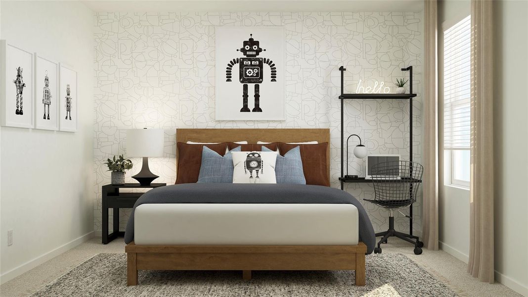 Furnished interior view inside a new home in , Elgin (Image 3).