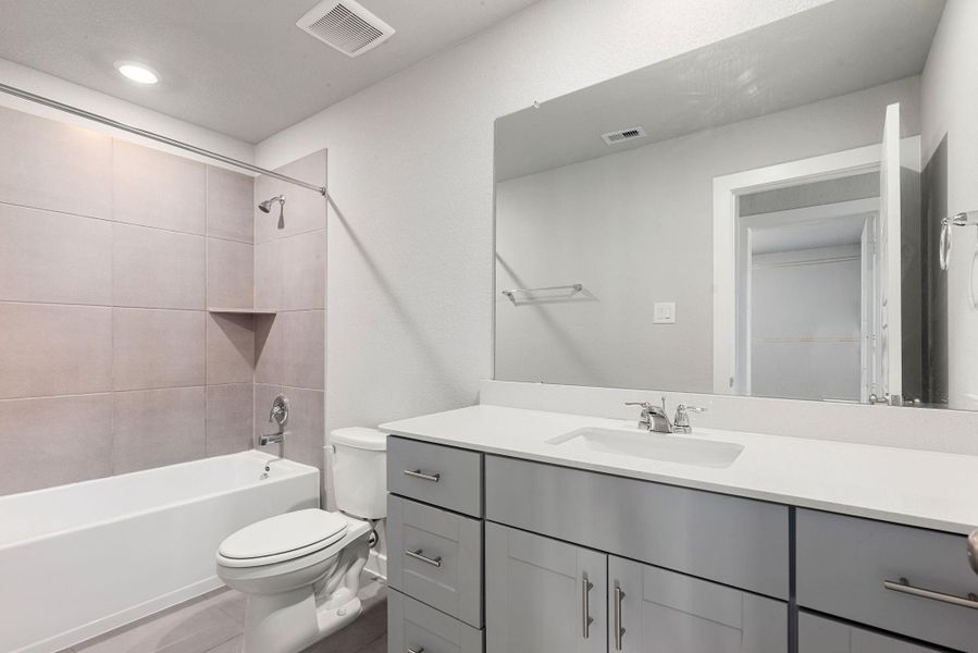 Furnished interior view inside a new home in Sundance Cove - Premier Series, Crosby (Image 16).