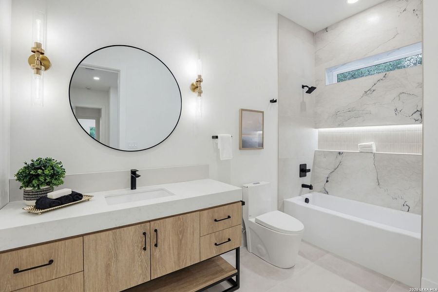 Furnished interior view inside a new home in , Boerne (Image 30).