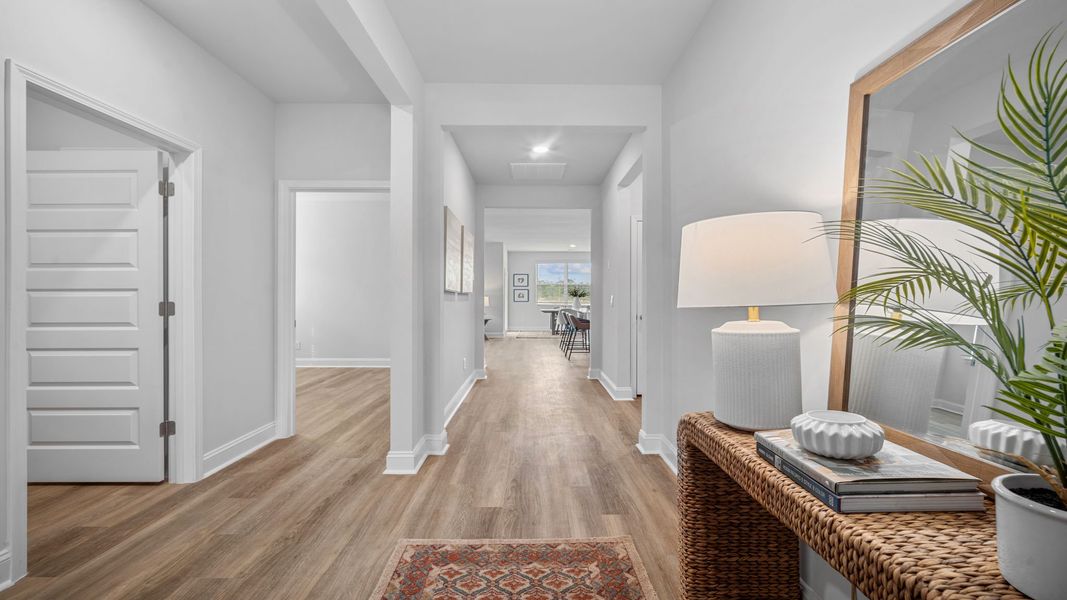 Furnished interior view inside a new home in The Retreat at East Argent, Ridgeland (Image 3).