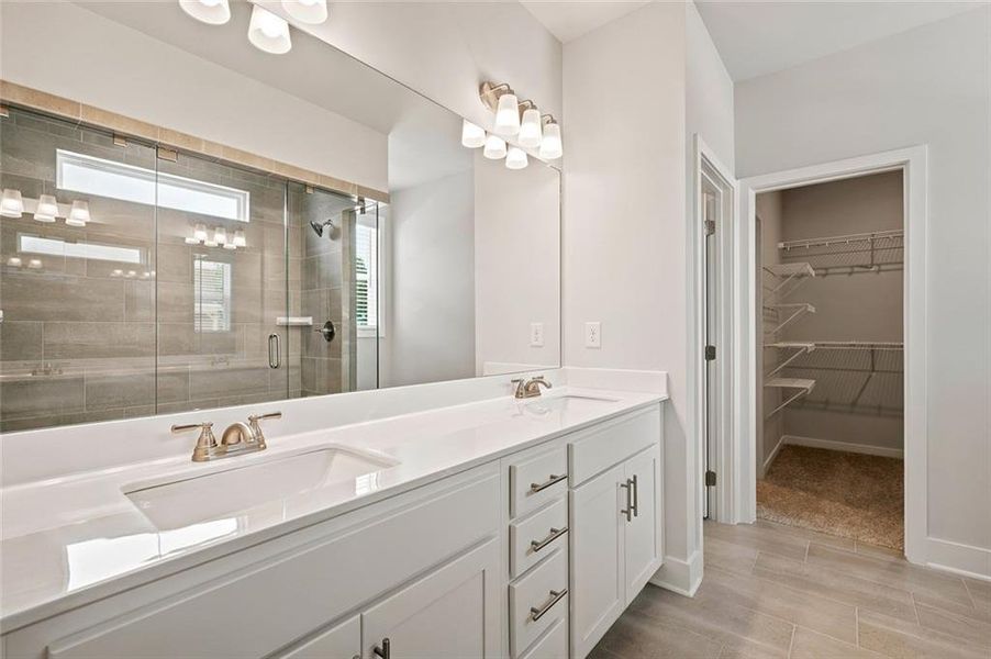 Furnished interior view inside a new home in Pinecrest Ridge, Dacula (Image 7).