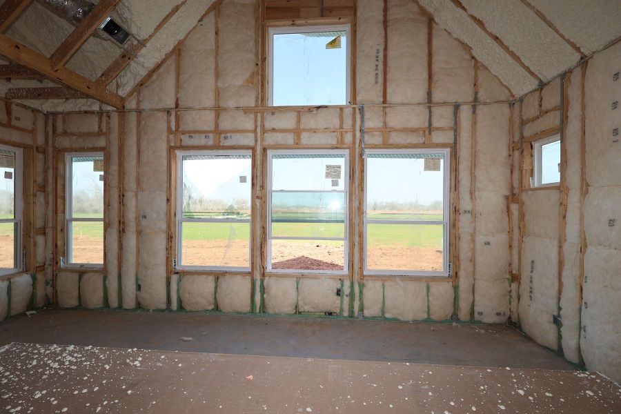 In-progress construction of a new home in Sienna 65' Homesites, Missouri City, TX (Image 11).