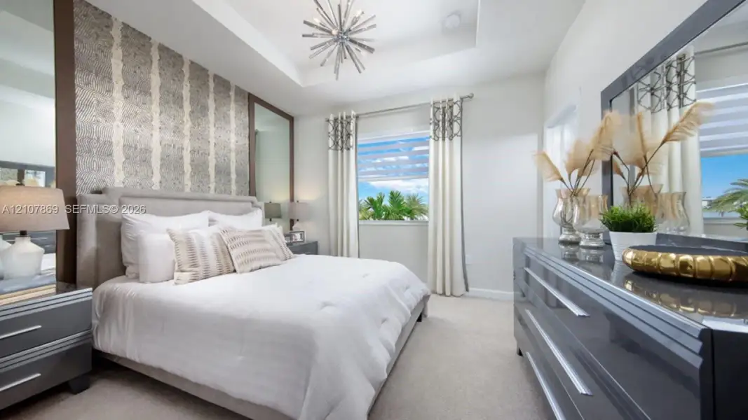 Furnished interior view inside a new home in Altamira, Homestead (Image 4).