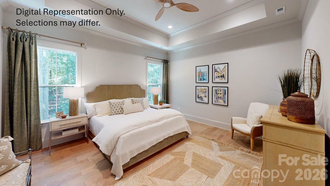 Furnished interior view inside a new home in Cordera, Concord (Image 6).