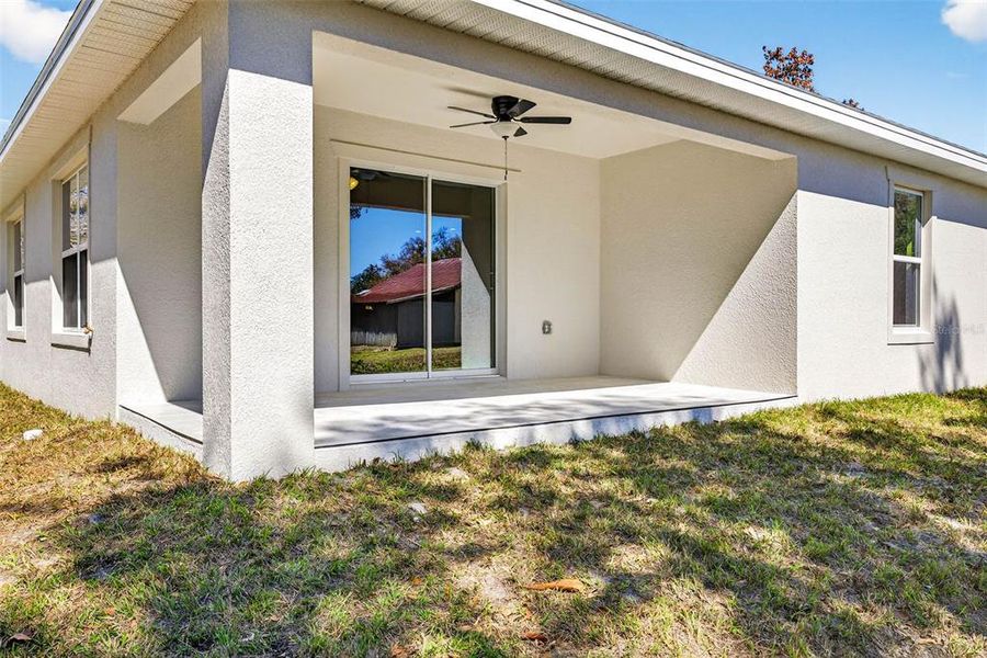 Exterior details and patio area of a home in , Dade City (Image 27).