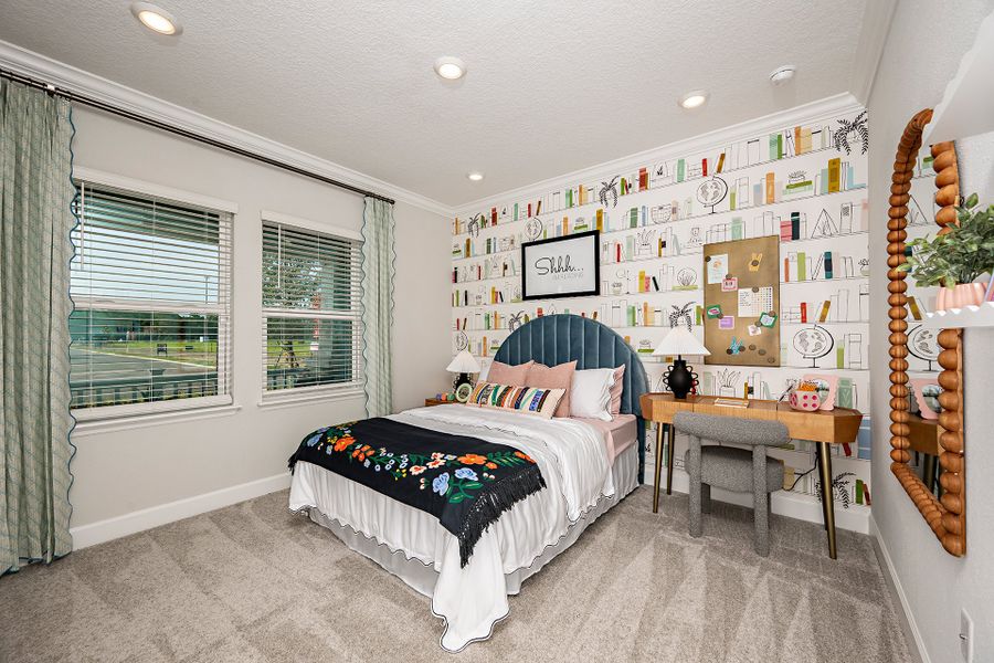 Representative furnished interior of a home built from the Torres by Taylor Morrison in Headwaters at Lofton Creek, Yulee (Image 18).