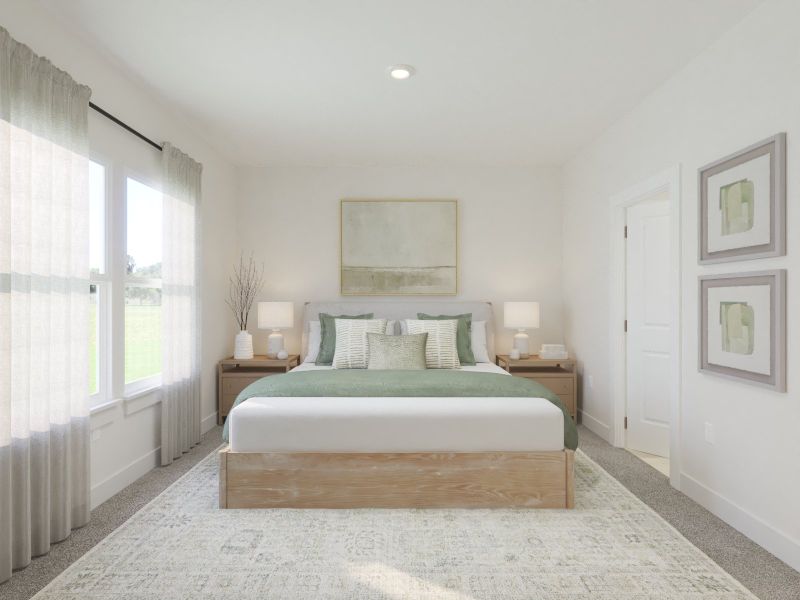 Furnished interior view inside a new home in Avery Farms - Ridge Series, Murfreesboro (Image 5).