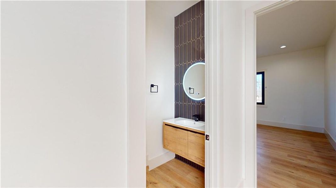 Furnished interior view inside a new home in , Commerce (Image 32).