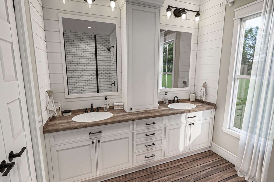 Representative furnished interior of a home built from the Clover by Zeal Home Builders in Parallel Pastures, Poolville (Image 12). Representative furnished interior of a home built from the Clover by Zeal Home Builders in Parallel Pastures, Poolville (Image 12).