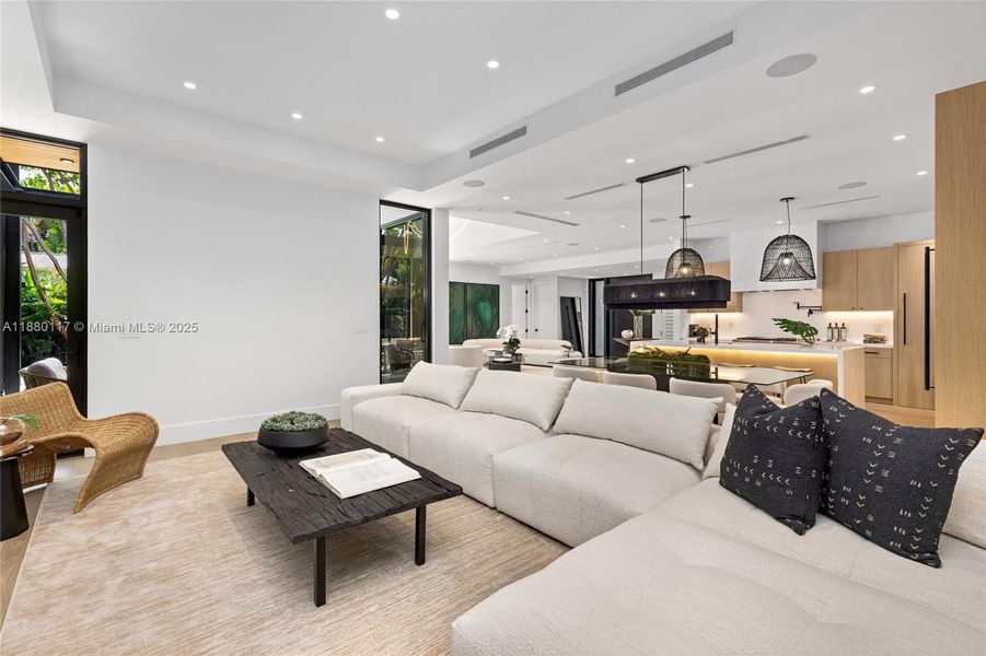 Furnished interior view inside a new home in , Miami (Image 62).