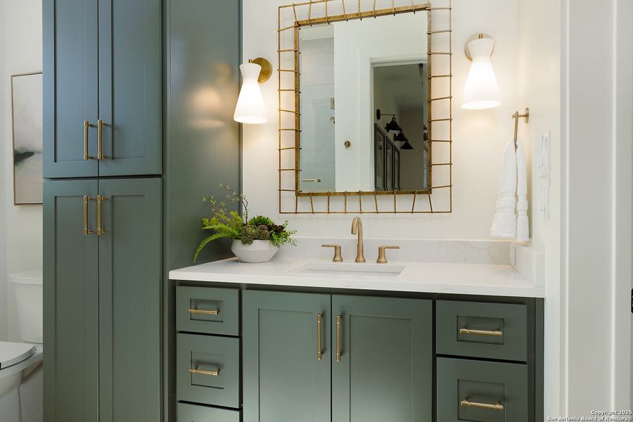 Furnished interior view inside a new home in , Boerne (Image 9).