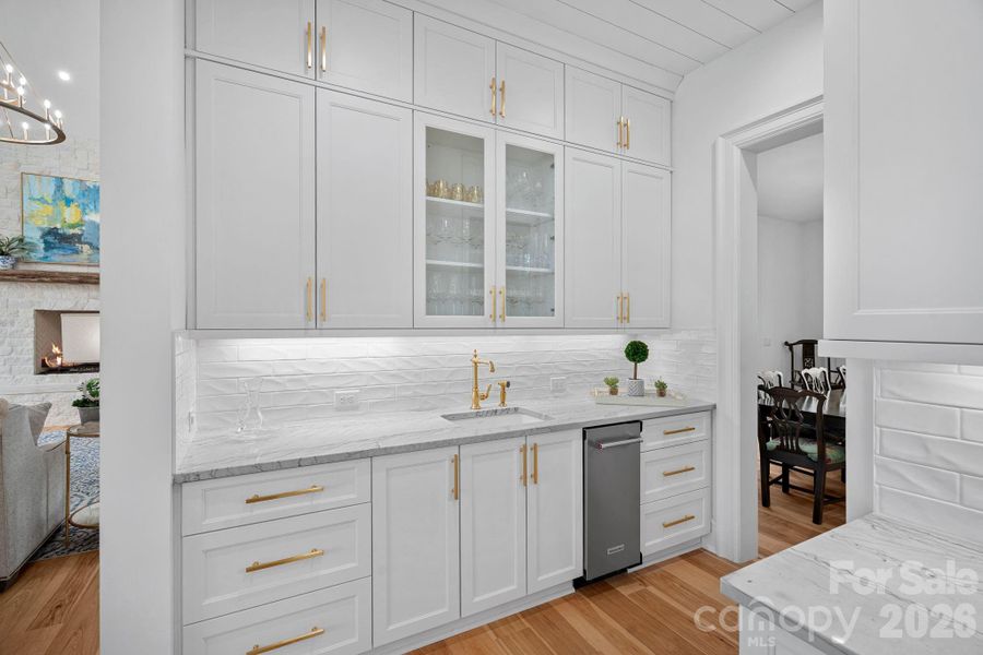 Furnished interior view inside a new home in , Clover (Image 16).