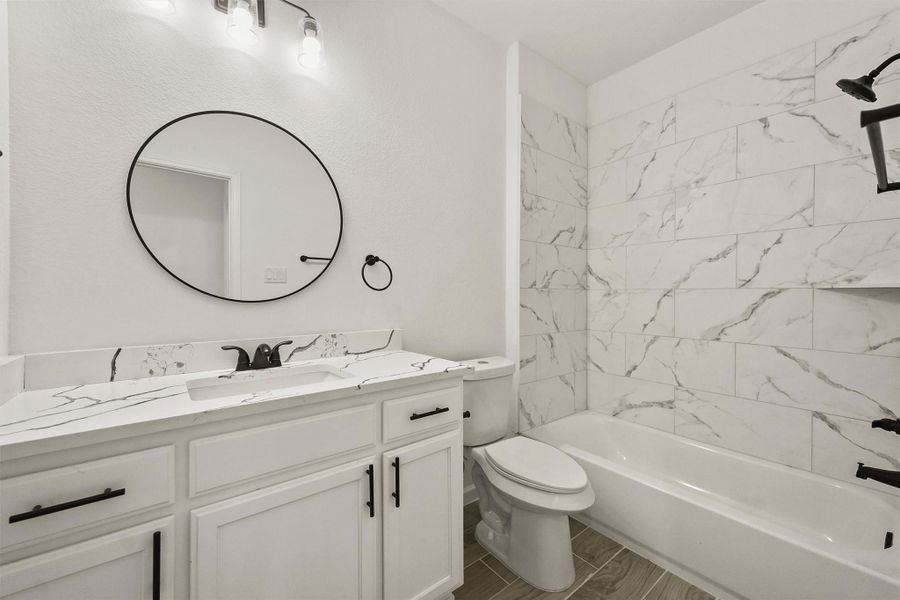 Furnished interior view inside a new home in , Houston (Image 11).