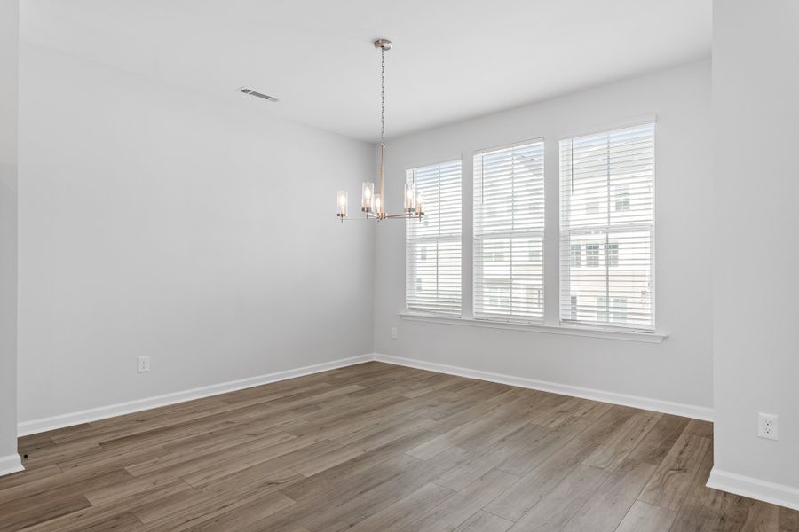 Spacious, unfurnished interior of a new home in Renaissance at White Oak, Garner (Image 22). Spacious, unfurnished interior of a new home in Renaissance at White Oak, Garner (Image 22).