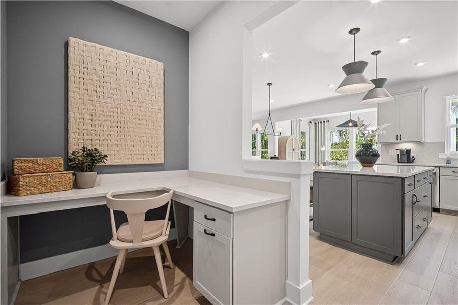 Furnished interior view inside a new home in Rose Creek, Cumming (Image 16).