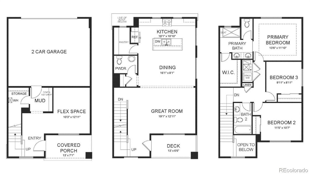 2D floor plan layout of this home in Victory Ridge, Colorado Springs, CO (Image 2). 2D floor plan layout of this home in Victory Ridge, Colorado Springs, CO (Image 2).