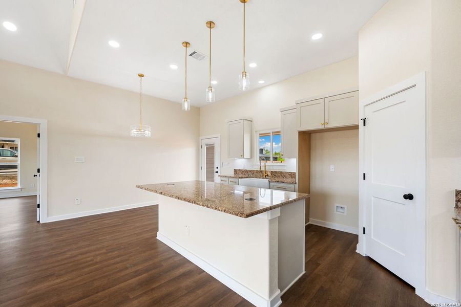 Furnished interior view inside a new home in , Von Ormy (Image 6). Furnished interior view inside a new home in , Von Ormy (Image 6).