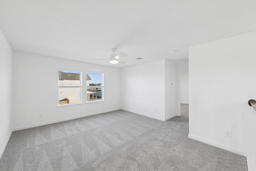 Versatile loft upstairs