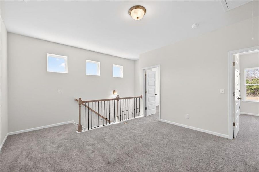 Spacious, unfurnished interior of a new home in Fuller Station, Loganville (Image 18). Spacious, unfurnished interior of a new home in Fuller Station, Loganville (Image 18).