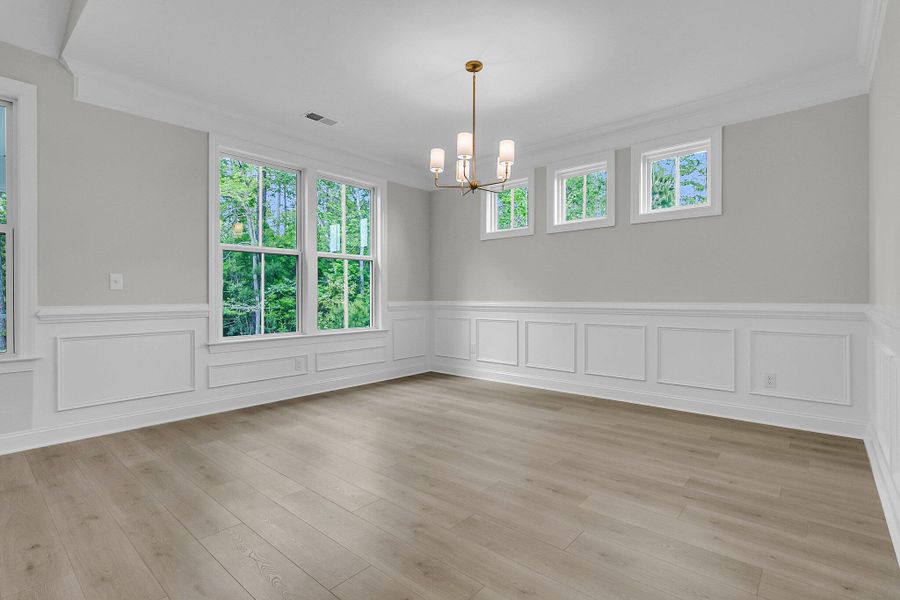 Spacious, unfurnished interior of a new home in Tidewater at Lakes of Cane Bay, Summerville (Image 20). Spacious, unfurnished interior of a new home in Tidewater at Lakes of Cane Bay, Summerville (Image 20).