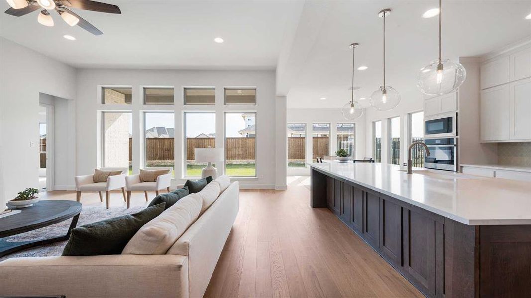 Furnished interior view inside a new home in North Sky, Celina (Image 10).